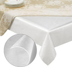 Quality Table Pad Protector, Superior Protection from Spills, Scratches & Heat - Reusable Vinyl Table Cloth with Cushion Flannel Backing (120" L x 54" W)