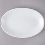 Stoneware Coupe Commercial Grade Dinnerware, Bright White, Oval Platter 11.75" x 8", Case of 12
