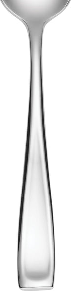 Oneida Silverware Set For 12, Moda 75-Piece Fine Flatware Set with Serving Utensils, Service For 12, 18/10 Stainless Steel, Mirror Finish, Dishwasher Safe, Knives Spoons and Forks Set(Silver 75 Piece)