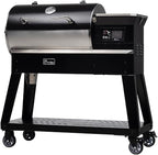 recteq Patio Legend 400 Pellet Smoker Grill, Pellet Grill with Wifi & App Connectivity, Outdoor Smokers Grills, Temp Range 180° to 700+°, Searing Essentials Bundle