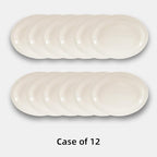 Stoneware Narrow Rim Commercial Grade Dinnerware (America White, Platter 13.5" x 10.5")