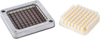 1/2" 1/4" 3/8" Multi-model universal Stainless Steel Replacement Chopper Blade & Pusher Block Set For Commercial Vegetable Cutter Dicer Strip Interchangeable Blade (3/8 inch)