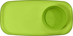 madesmart dipware Small Serving Plate, Collapsible & Removable Dip Bowl for Salsa, Queso, Sald, Olives, Premium Dishwasher & Microwave Safe, Multipurpose Plate & Bowl, Lime