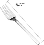 12-Piece Stainless Steel Dessert Forks, Small Fork