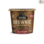 Kodiak Cakes Chocolate Fudge Brownie in a Cup, 2.36 Ounce (Pack of 12) (Packaging May Vary)