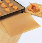 100 Pcs Unbleached Parchment Paper Baking Sheets, 10x14 Inches Non-Stick Precut Baking Parchment, Perfect for Baking Grilling Air Fryer Steaming Bread Cup Cake Cookie