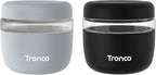 Tronco 24 oz Glass Food Storage Containers with Lids, Airtight, Leak & Spill Proof Glass Lunch Bowls for Meal Prep, Salad, Yogurt, Soup & Stew, Microwave & Dishwasher Safe, BPA-Free, Set of 2