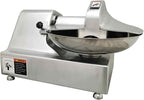 110V 8L Meat Vegetable Food Chopper Processor, Prep Food Processor, 750W Food Chopper with Partially Open Pot, Commercial Stainless Steel Blade Electric Shredder