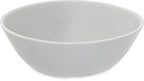 Carlisle FoodService Products Ridge Reusable Plastic Bowl for Home and Restaurant, Melamine, 22 Ounces, Cement, (Pack of 12)