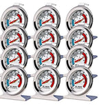 12 Pack Refrigerator Freezer Thermometer Large Dial Analog Thermometer