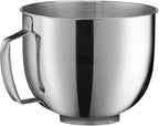 Cuisinart Stand Mixer, 12 Speed, 5.5 Quart Stainless Steel Bowl, Chef’s Whisk, Mixing Paddle, Dough Hook, Splash Guard w/ Pour Spout, Ruby Red, SM-50R, Manual