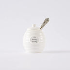 Mud Pie Honey Pot Serving Set, White