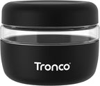 Tronco 16 oz Glass Food Storage Containers with Lids, Airtight, Leak & Spill Proof Glass Lunch Bowls for Meal Prep, Salad, Yogurt, Soup & Stew, Microwave & Dishwasher Safe, BPA-Free, Set of 1