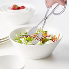 2 Pcs Serving Tongs, 10 Inch Buffet Tongs, Stainless Steel Kitchen Tong with Comfort Grip for Salads, Appetizers, Cake, Bread, Cooking, Party, Barbecue, Desserts, Ice