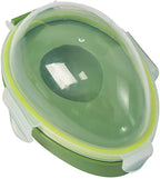 Modern/Minimalist Avocado Keeper, Green Plastic, 15.3x11x8cm/6.02x4.33x3.15, Take-Out