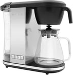 Bonavita Enthusiast 8 Cup Drip Coffee Brewer, Pour Over, SCA Certified Coffee Machine with Glass Carafe, Stainless Steel Panel, Removable Reservoir