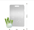 100% Pure Titanium Cutting Boards for Kitchen Suitable for restaurant and home food Meat &Vegetable &Pizza Can be Washed in a Dishwasher Safe Tabla Para Picar Para Cocina (13.4"Lx9"W)