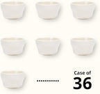 Stoneware Narrow Rim Commercial Grade Dinnerware America White, Bouillon Cup 7.25oz, Case of 36