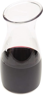 Carlisle FoodService Products CFS 7090107 Cascata Carafe Juice Jar Beverage Decanter Only, Plastic.50 L, Clear (Pack of 12)