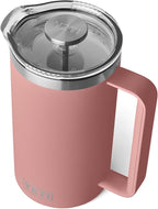 YETI Rambler 34 oz. French Press Coffee Maker, Sandstone Pink
