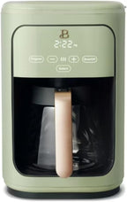 Beautiful 14-Cup Programmable Coffee Maker with Touch-Activated Display – Brew Hot Coffee Fast, Keep Warm & Auto-Pause (Sage Green)