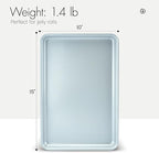 Ceramic Baking Sheet Pan, Cookie Sheets for Baking, Naturally Non-Toxic Ceramic Coating, 2.2mm Thick oven trays for cooking, PTFE & PFOA Free, 15x10"