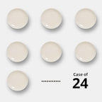 Stoneware Coupe Commercial Grade Dinnerware, Ivory, Plate 9", Case of 24