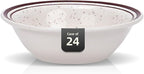 Stoneware Narrow Rim Commercial Grade Dinnerware (Brown Speckle, Fruit 13oz)