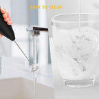 Mayhow Mini Battery Operated Whisk, Handheld Milk Frother, Perfect for Bulletproof coffee, Matcha, Frappe, Hot Chocolate