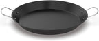 Ceramic Non-Stick Pan with 2 Handles, 18.5in Round Grill Griddle for TIKI Solo Stove Cuisinart Fire Pit Kamado Charcoal Grill Weber Kettle and More, Oven and Induction Safe PTFE Free PFOA Free
