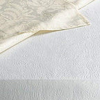Home Bargains Plus Quilted Heavy Duty Table Pad Protector with Flannel Backing, Cut to Fit, Heat Resistant, Wipe Clean, Protects Table from Spills and Scratches, White, 60” x 84” Rectangle