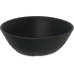 Carlisle FoodService Products Ridge Reusable Plastic Bowl for Home and Restaurant, Melamine, 22 Ounces, Slate, (Pack of 12)
