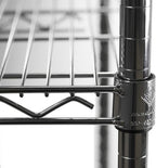 Shelving Inc. 14" d x 72" w Chrome Wire Shelving with 2 Tier Shelves, Weight Capacity 800lbs Per Shelf