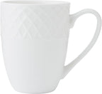 Mikasa Trellis Bone China Lightweight Chip Resistant 40 Piece Dinnerware Set, Service for 8