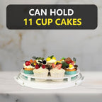 2 Pack Pie Carrier with Lids and Handles, Loadable Cupcake or Pizza Storage Containers, Includes Insulated Bags and Insulated Non-Slip Pads, Perfect for Transportation (Grey)