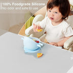 35.5" x 23.6" Extra Large Silicone Mat, Silicone Craft Mat for Placemat Baking Painting Clay Art and More (Translucent)