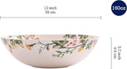 Bico Pumpkin Feast Ceramic 13 inch Serving Bowl, Microwave & Dishwasher Safe