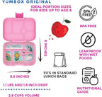 Yumbox Original Leakproof Bento Lunch Box Container for Kids (Power Pink Unicorn)