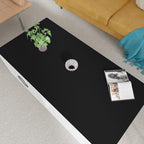Table Protector - 24x72 Inch Waterproof Easy to Clean Can Conceal Flaws Protector The Table Top from Scratches Used for Coffee Table (Black+Black 24x72)