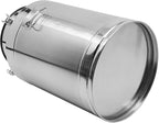 304 Stainless Steel Milk Can - 23.24 Gallon (88 Liter) Heavy Duty Airtight Food Storage Container for Milk, Wine, Oil - Ideal for Home, Farm, and Commercial Use