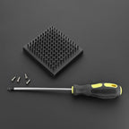 KULUNER Replacement Brush Head for Premium Grill Brush,Scratch-Free Stainless Steel Bristles, Compatible with All Grills (Fits Original Wood Handle with Bottle Opener)