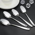 Obstnny Stainless Steel Dinner Spoons, 8-Inch, Set of 12