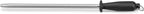 10 Inch Sharpening Steel, Professional Diamond Brushed Steel Knife Sharpener, Black