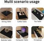 Large Leather Desk Mat - 40x80 Inch Waterproof Easy to Clean Can Conceal Flaws Protector The Table Top from Scratches Used for Dining (Black+Black 40x80)