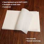 16x24 Inch - 2000 Sheets Commercial Baking Parchment Paper | Industrial Grade, 428°F Bulk Food-Safe Oven Paper for Bakeries, Restaurants, Food Processing (White 15.8"×23.6"(40×60cm) 2000 sheets)