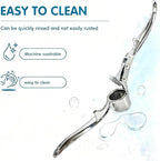 1 Pack Garlic Press, Heavy-Duty Rust-Resistant Garlic Mincer & Crusher with Ergonomic Handle, Easy Squeeze, Easy Clean, Dishwasher Safe