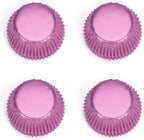 Gifbera Pink Foil Cupcake Liners Mini Size Muffin Baking Cups 300 Count, Pink