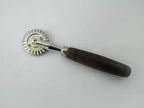 1.6" Pastry Wheel - Dough Stamp Cutter/Crimper, Pasta/Ravioli/Pie Maker, 4cm Stainless Steel Wheel Wooden Handle