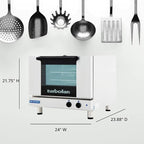 Moffat E22M3 24" Countertop Convection Oven, Electric 110-120V/50/60/1-ph Half Size Single Deck