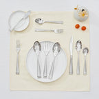 KINGSTONE Silverware Set, 30-Piece Flatware Set for 6, 18/10 Stainless Steel Cutlery Set with Bead Edge, Utensil for Kitchen, Home, Party, Wedding, Mirror Polished, Dishwasher Safe